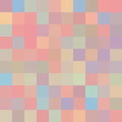 Seamless mosaic pattern. Geometric  background with squares.