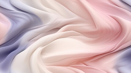  a close up of a pink, blue, and white fabric with a very wavy design on top of it.