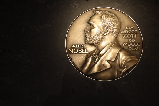Nobel Prize Medal Close Up
