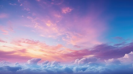 Naklejka na ściany i meble atmosphere cloudscape sky background illustration blue fluffy, cumulus stratus, cirrus overcast atmosphere cloudscape sky background