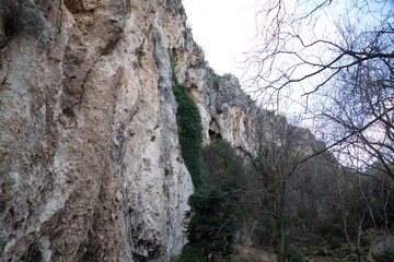 Fototapeta na wymiar geyikbayiri limestone and cave rock climbing destination
