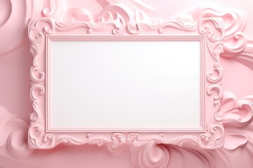 blank frame close up