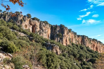 Fototapeta premium geyikbayiri limestone and cave rock climbing destination