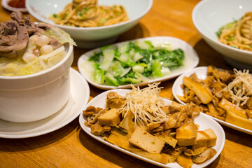 Taiwanese cuisine soy sauce braised tofu