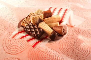 Waffelmischung, Gebäck, Kekse, Geschenk, Süssigkeiten, 