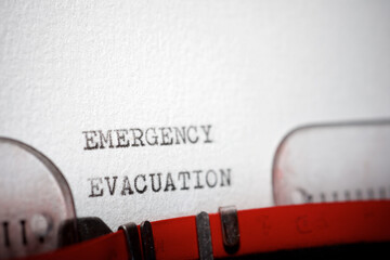 Emergency evacuation phrase