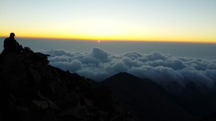 Dawn at an altitude of 3800 meters 