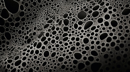 Close-up of Foam Bubbles
