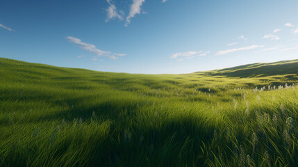 grass and blue sky