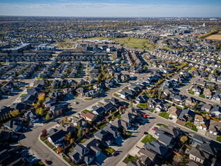 Willowgrove Neighborhood from Above - Saskatoon Aerial View