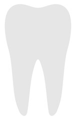 Tooth Silhouette, can use for Logo Gram, Pictogram, Website, Apps, Icon, Symbol, Art Illustration or Graphic Design Element. Format PNG