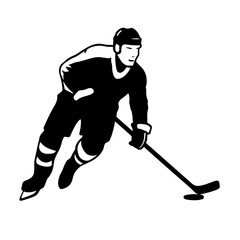 Obraz premium hockey player vector