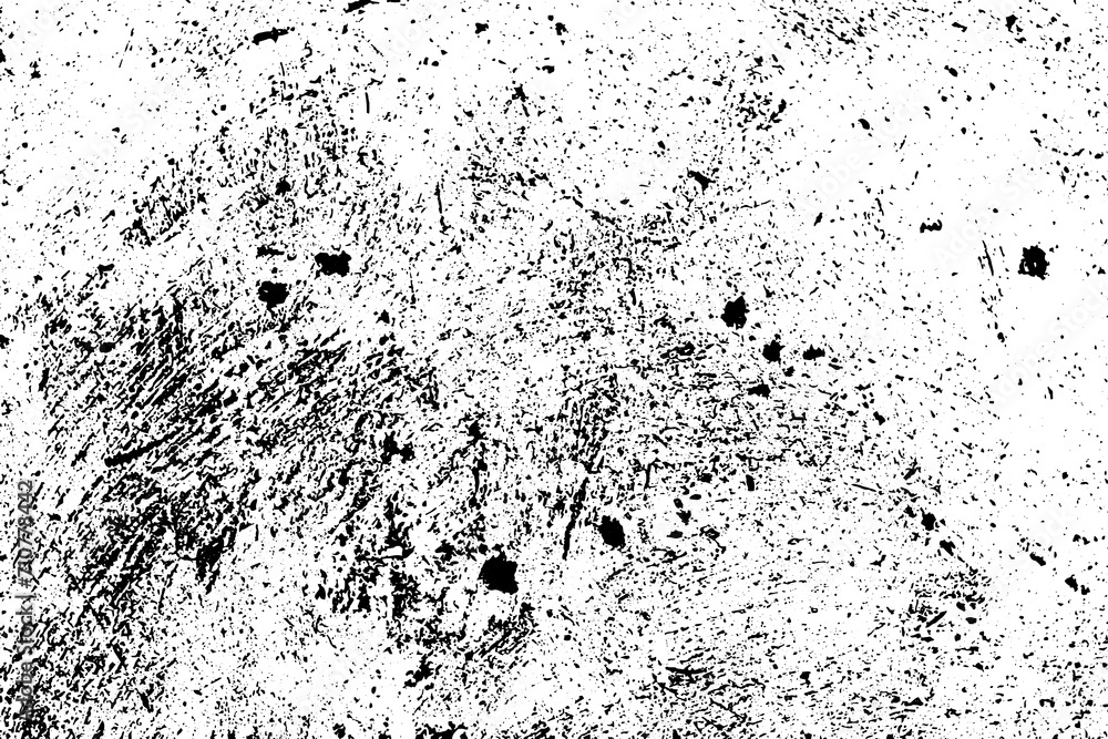 Poster vector abstract black and white texture. scratch on old concrete. grunge effect background.