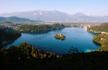 Fototapeta na wymiar Bled lake, Slovenia
