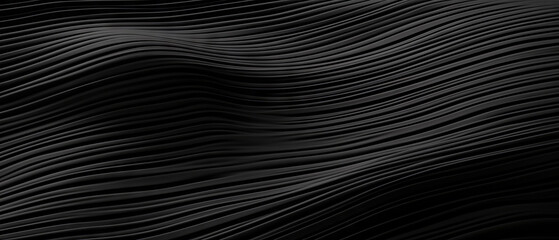 Dynamic Black Textured Waves.