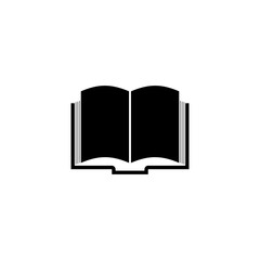 Open book icon isolated on transparent background