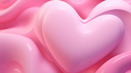 Happy valentine day. Valentine background. Ai pink color  background.