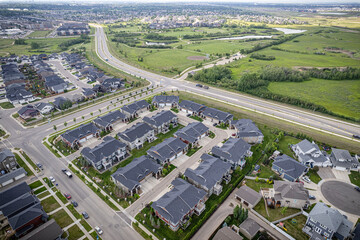 Rosewood Neighborhood from the Sky- Saskatoon Aerial View