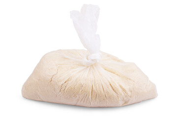Flour in small burlap sack