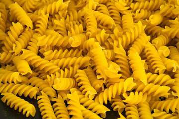 this pasta is very popular in Italy:  fusilli