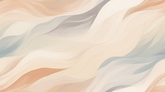  An Abstract Background With Pastel Shades Of Blue, Beige, And Beige In The Form Of A Wavy Wave.