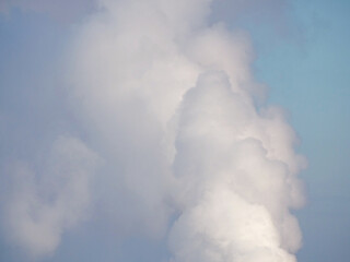 smoke from a chimney