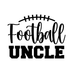 Football typography design on plain white transparent isolated background for card, shirt, hoodie, sweatshirt, apparel, card, tag, mug, icon, poster or badge