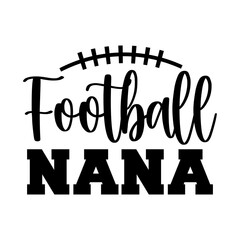 Football typography design on plain white transparent isolated background for card, shirt, hoodie, sweatshirt, apparel, card, tag, mug, icon, poster or badge