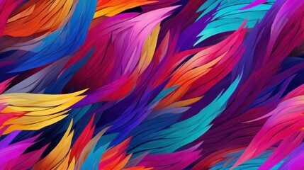  a bunch of colorful feathers that are in the shape of a bird's feathers are multicolored and multicolored.