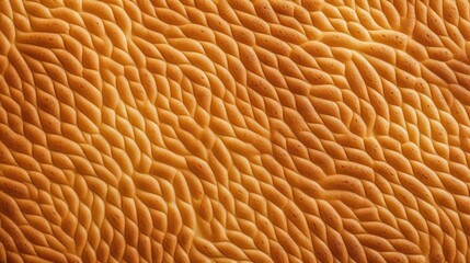  a close up view of a piece of food that looks like an animal's skin with a pattern on it.