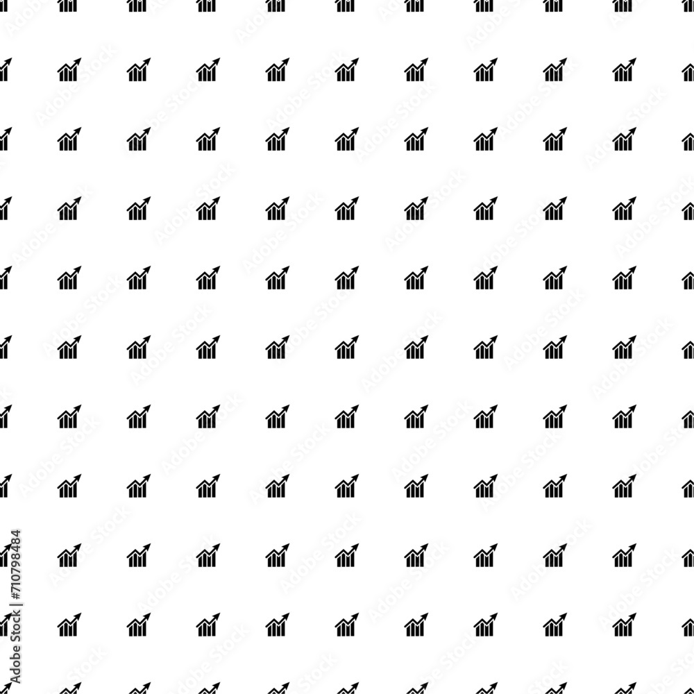 Poster square seamless background pattern from geometric shapes. the pattern is evenly filled with big blac