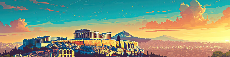Acropolis Aura - Ultradetailed Illustration of Greek Marvel