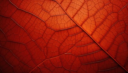 Red leaf background
