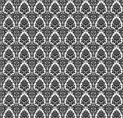 Fototapeta premium black and white seamless pattern