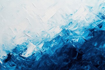 Abstract blue and White Painting Texture Background