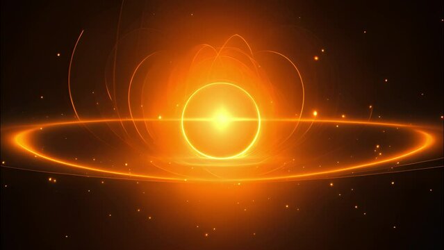 Black Hole With Orange Ring, A Captivating Cosmic Phenomenon Revealed