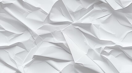 the intricate texture of crumpled white paper, creating a visually appealing seamless pattern. SEAMLESS PATTERN. SEAMLESS WALLPAPER.