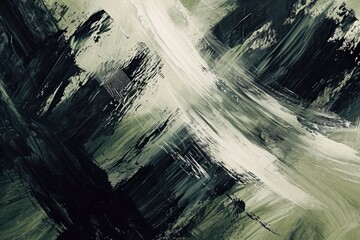 Abstract khaki Black and White Painting Texture Background