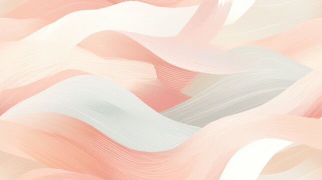  a close up of a pink and white background with wavy lines on the bottom of the image and bottom of the image.