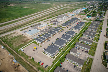 Aerial View of Martensville, Saskatchewan