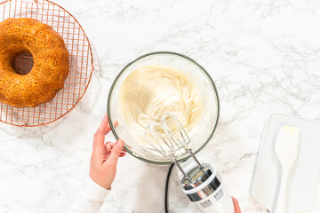 Creamy Bliss: Cream Cheese Buttercream for Carrot Bundt Cake