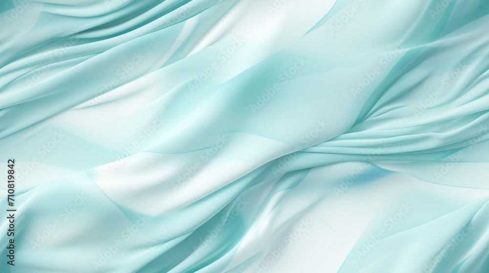Poster a close up of a blue and white background with a wavy design on the top of the image and bottom of t