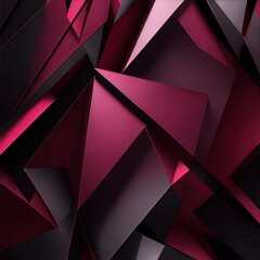 Black and deep maroon abstract modern Geometric shapes background