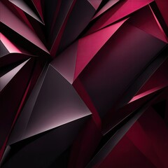 Black and deep maroon abstract modern Geometric shapes background