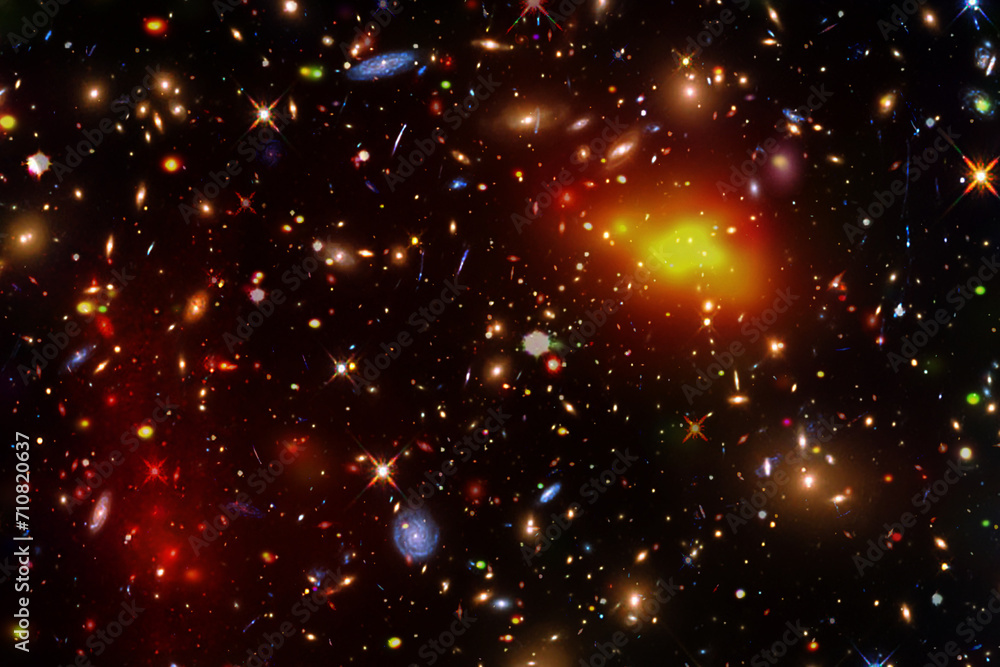 Canvas Prints space and galaxy. the elements of this image furnished by nasa.