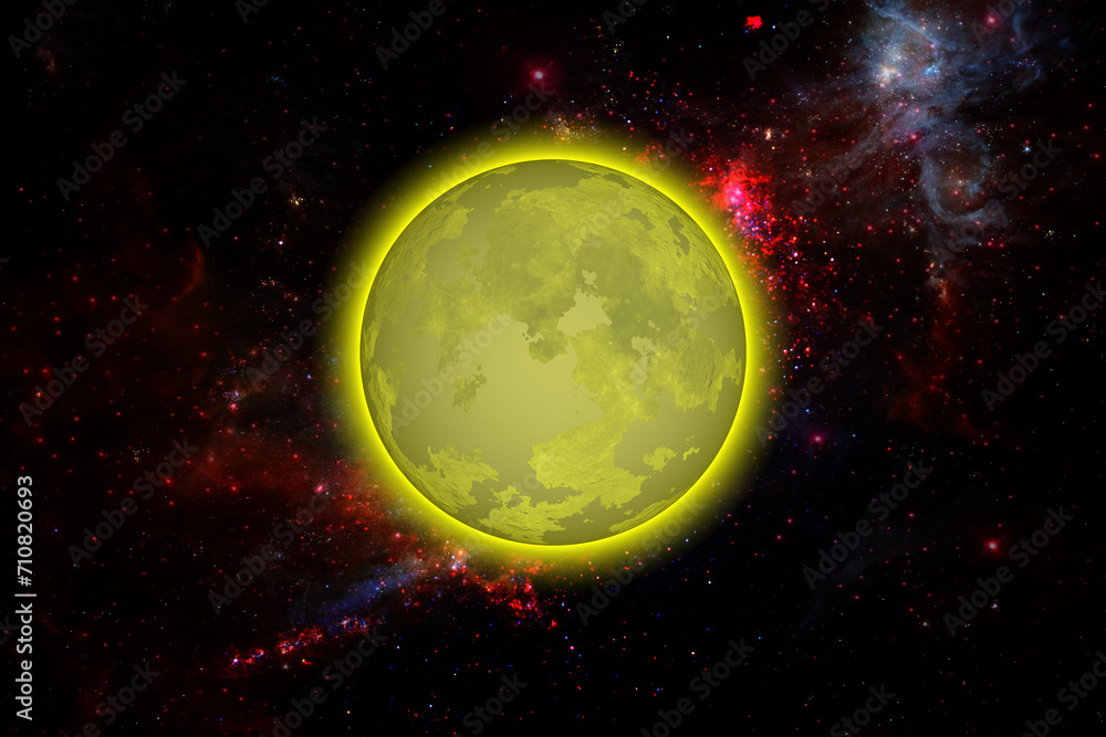 Canvas Prints moon. the elements of this image furnished by nasa.