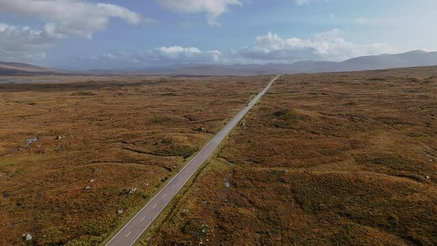 Highland aerial view Scotland at Stob Dearg
