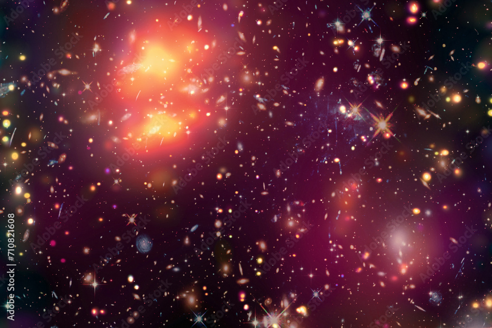 Canvas Prints amazing galaxy view and stars. the elements of this image furnished by nasa.