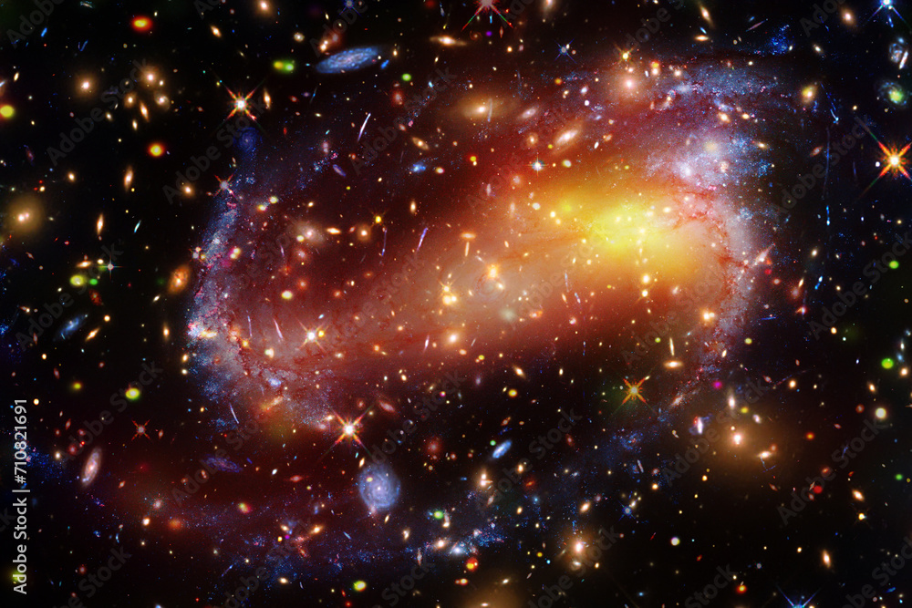 Canvas Prints space and galaxy. the elements of this image furnished by nasa.