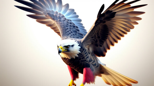 bald eagle in flight high definition photographic creative image